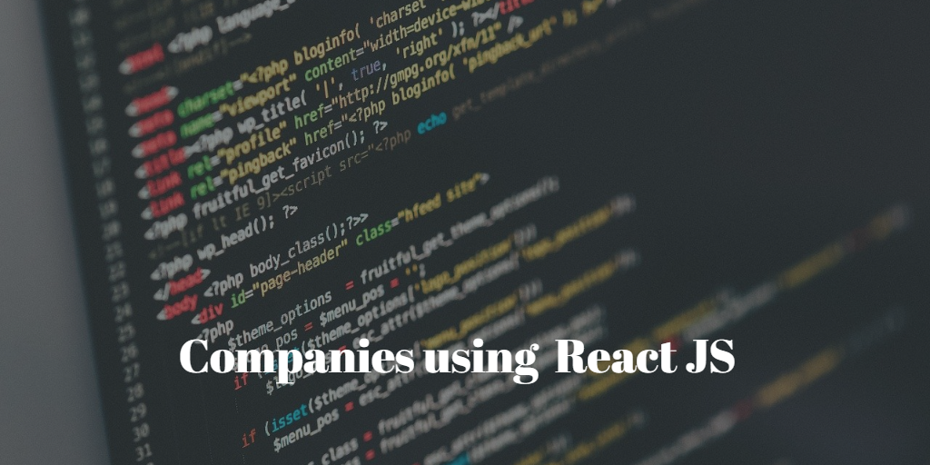 companies using React