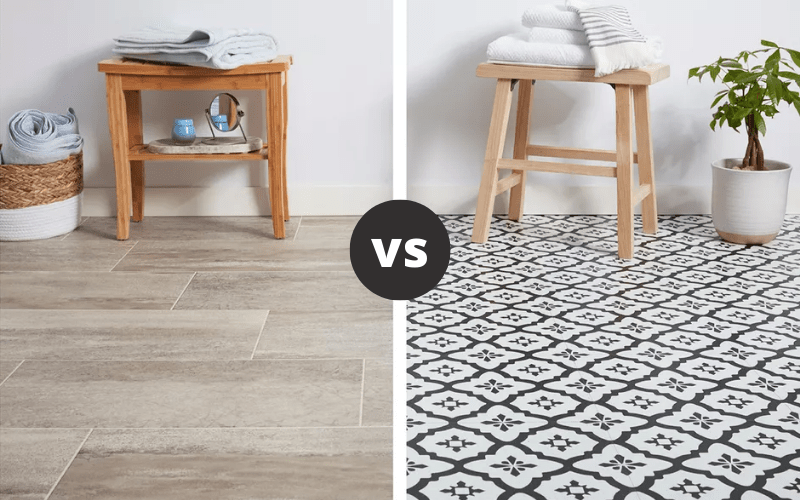 sheet vinyl vs vinyl tile