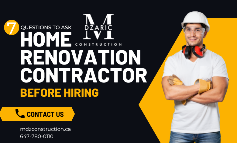 home renovation contractor Etobicoke