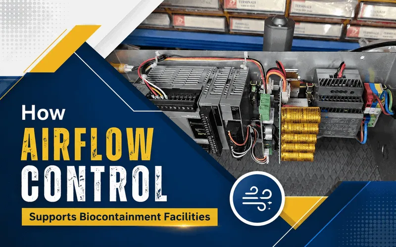 Airflow control for biocontainment facilities